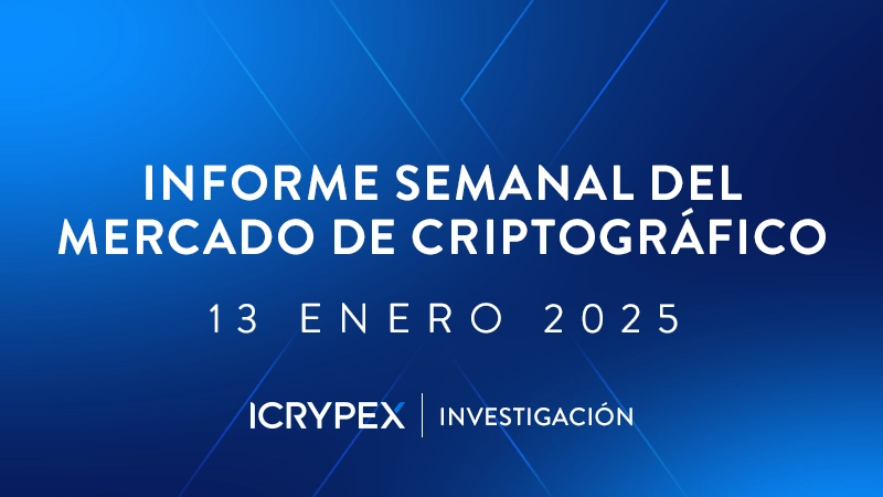 informe semanal del mercado de criptográfico 13 enero 2025